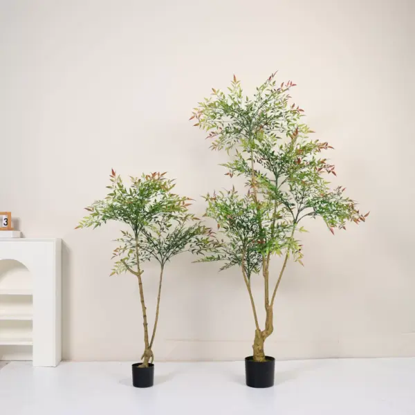 Gradient Nandina Faux Plant - Image 2